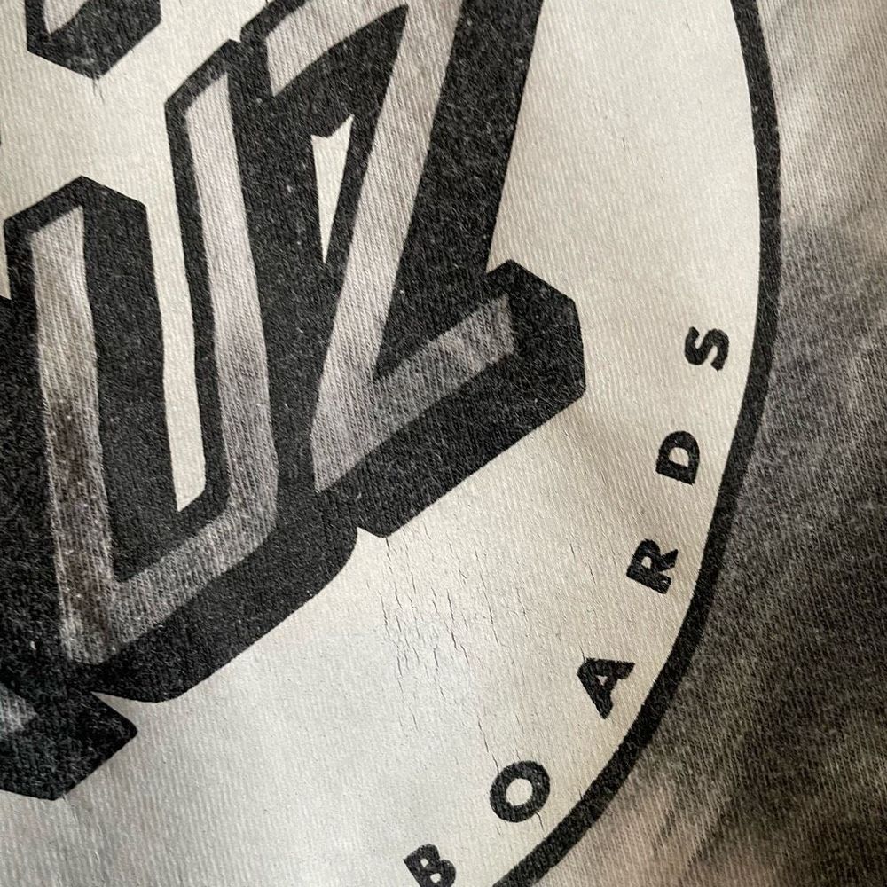 Santa Cruz Skateboards Grey Tye Dye T-Shirt Classic Logo Big Print Men’s Size M - Picture 6 of 10